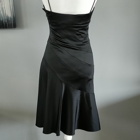 Cache little black dress satin looking size 6 - Picture 3 of 8